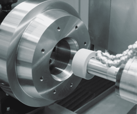 CGX ID grinding close-up EMO25 setup